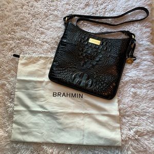 Brahmin Katie crossbody black purse